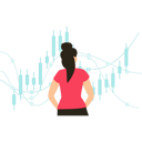 پیش‌نمایش فایل girl-looking-at-market-analytics-8250170 از پک بورس