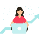 پیش‌نمایش فایل girl-working-on-a-graph-8250188 از پک بورس