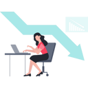 پیش‌نمایش فایل girl-working-on-laptop-8250177 از پک بورس