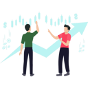 پیش‌نمایش فایل people-working-on-dollar-graph-8250154 از پک بورس