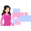 پیش‌نمایش فایل birthday-girl-looking-at-gifts-8373430 از پک تولد