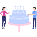 پیش‌نمایش فایل boy-and-girl-looking-at-cake-8373472 از پک تولد