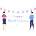 پیش‌نمایش فایل boy-and-girl-making-birthday-decorations-8373425 از پک تولد