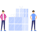 پیش‌نمایش فایل boys-stand-with-gift-boxes-8373447 از پک تولد