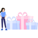 پیش‌نمایش فایل girl-looking-at-gift-boxes-8373454 از پک تولد