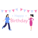 پیش‌نمایش فایل girls-at-birthday-party-8373467 از پک تولد