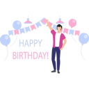 پیش‌نمایش فایل happy-birhtday-8373455 از پک تولد