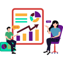 پیش‌نمایش فایل boy-and-girl-talking-about-business-growth-8444003 از پک همکاری