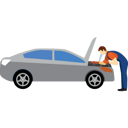 پیش‌نمایش فایل mechanic-fixing-bonnet-of-car-8434597 از پک خدمات خودرو