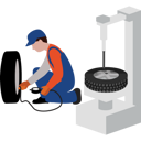 پیش‌نمایش فایل worker-checking-air-pressure-in-tire-8434606 از پک خدمات خودرو