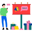 پیش‌نمایش فایل boy-shopping-on-sale-8467388 از پک کسب و کار