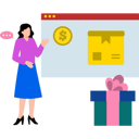 پیش‌نمایش فایل girl-doing-online-shopping-8467430 از پک کسب و کار