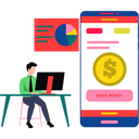 پیش‌نمایش فایل man-making-money-online-8467431 از پک کسب و کار