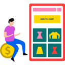 پیش‌نمایش فایل mobile-shopping-app-8467408 از پک کسب و کار