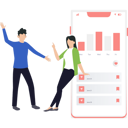 پیش‌نمایش فایل boy-and-girl-talking-about-graphs-8158148 از پک رابط کاربری و تجربه کاربری