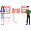 پیش‌نمایش فایل boy-and-girl-working-on-application-design-8158149 از پک رابط کاربری و تجربه کاربری