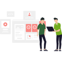پیش‌نمایش فایل design-team-talking-about-design-8158155 از پک رابط کاربری و تجربه کاربری
