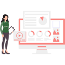 پیش‌نمایش فایل girl-working-on-design-8158236 از پک رابط کاربری و تجربه کاربری