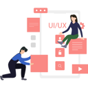 پیش‌نمایش فایل man-and-woman-developing-mobile-application-8158230 از پک رابط کاربری و تجربه کاربری