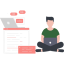 پیش‌نمایش فایل man-working-on-ui-ux-design-8158261 از پک رابط کاربری و تجربه کاربری