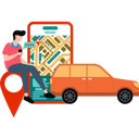 پیش‌نمایش فایل boy-searching-location-on-mobile-8430093 از پک نقشه و مسیریابی