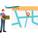 پیش‌نمایش فایل delivery-boy-holding-parcel-and-deliver-parcel-8430094 از پک نقشه و مسیریابی