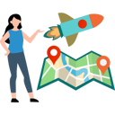 پیش‌نمایش فایل woman-looking-at-places-on-map-8430090 از پک نقشه و مسیریابی