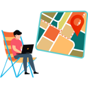پیش‌نمایش فایل young-boy-find-location-in-laptop-8430089 از پک نقشه و مسیریابی