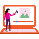 پیش‌نمایش فایل girl-doing-online-marketing-8424064 از پک کسب‌وکار و سفر