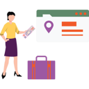پیش‌نمایش فایل girl-standing-with-the-flight-ticket-8424069 از پک کسب‌وکار و سفر