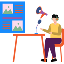 پیش‌نمایش فایل guy-podcasting-the-travel-business-8424059 از پک کسب‌وکار و سفر