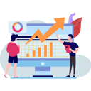 پیش‌نمایش فایل boy-and-girl-watching-graph-progress-8525455 از پک کسب و کار