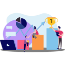پیش‌نمایش فایل business-people-working-and-getting-business-success-8525483 از پک کسب و کار