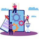 پیش‌نمایش فایل business-team-working-on-business-management-8525462 از پک کسب و کار
