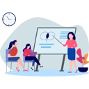 پیش‌نمایش فایل businesswoman-giving-business-presentation-8525400 از پک کسب و کار