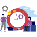 پیش‌نمایش فایل employees-working-on-time-management-8525491 از پک کسب و کار