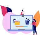 پیش‌نمایش فایل girl-deleting-data-from-laptop-8525426 از پک کسب و کار