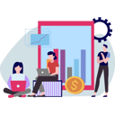 پیش‌نمایش فایل people-working-on-money-growth-8525493 از پک کسب و کار