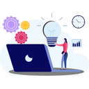 پیش‌نمایش فایل woman-get-new-business-idea-8525389 از پک کسب و کار