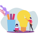 پیش‌نمایش فایل working-woman-and-man-getting-business-idea-8525437 از پک کسب و کار