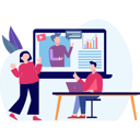پیش‌نمایش فایل young-girl-and-man-doing-business-analysis-8525438 از پک کسب و کار