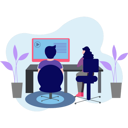 پیش‌نمایش فایل young-lady-and-man-working-on-computer-8525411 از پک کسب و کار