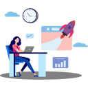 پیش‌نمایش فایل young-lady-working-on-business-startup-8525450 از پک کسب و کار