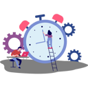 پیش‌نمایش فایل young-man-and-woman-working-on-time-management-8525428 از پک کسب و کار