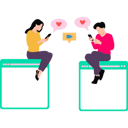پیش‌نمایش فایل boy-and-girl-having-romantic-conversation-8589253 از پک ارتباطات