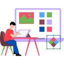 پیش‌نمایش فایل boy-drawing-design-on-tab-8506297 از پک هنر و طراحی