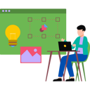 پیش‌نمایش فایل boy-working-on-art-and-design-on-laptop-8506304 از پک هنر و طراحی
