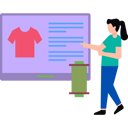 پیش‌نمایش فایل girl-looking-at-clothes-design-8506300 از پک هنر و طراحی