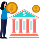 پیش‌نمایش فایل girl-investing-money-in-bank-8511949 از پک هنرمندی