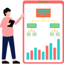 پیش‌نمایش فایل man-looking-at-flowchart-8511937 از پک هنرمندی